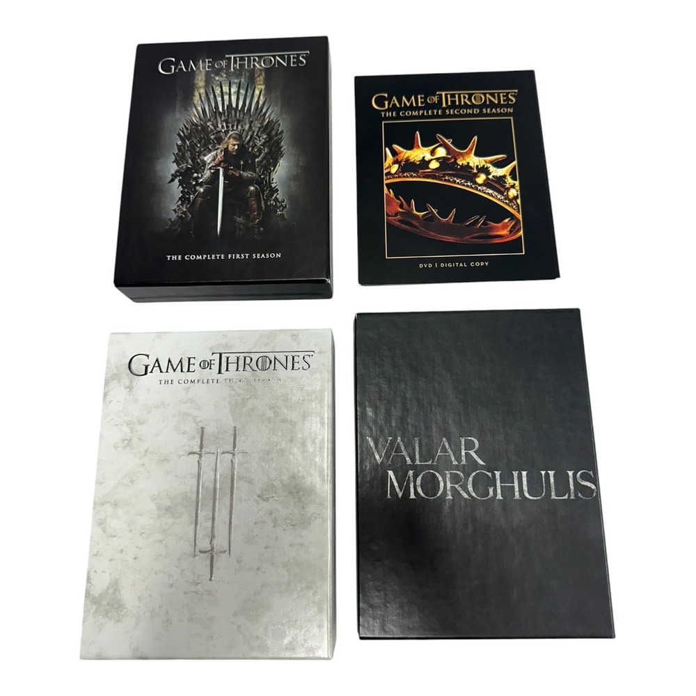 Game of Thrones Complete Seasons 1 2 3 4 DVD Box Set Bundle HBO Series